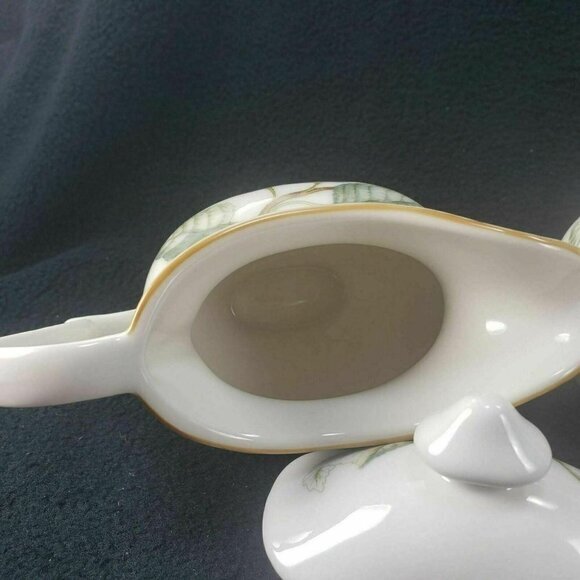 Charter Club Summer Grove Creamer Lidded Sugar Bowl Set Plum Currant Pear - Picture 10 of 11